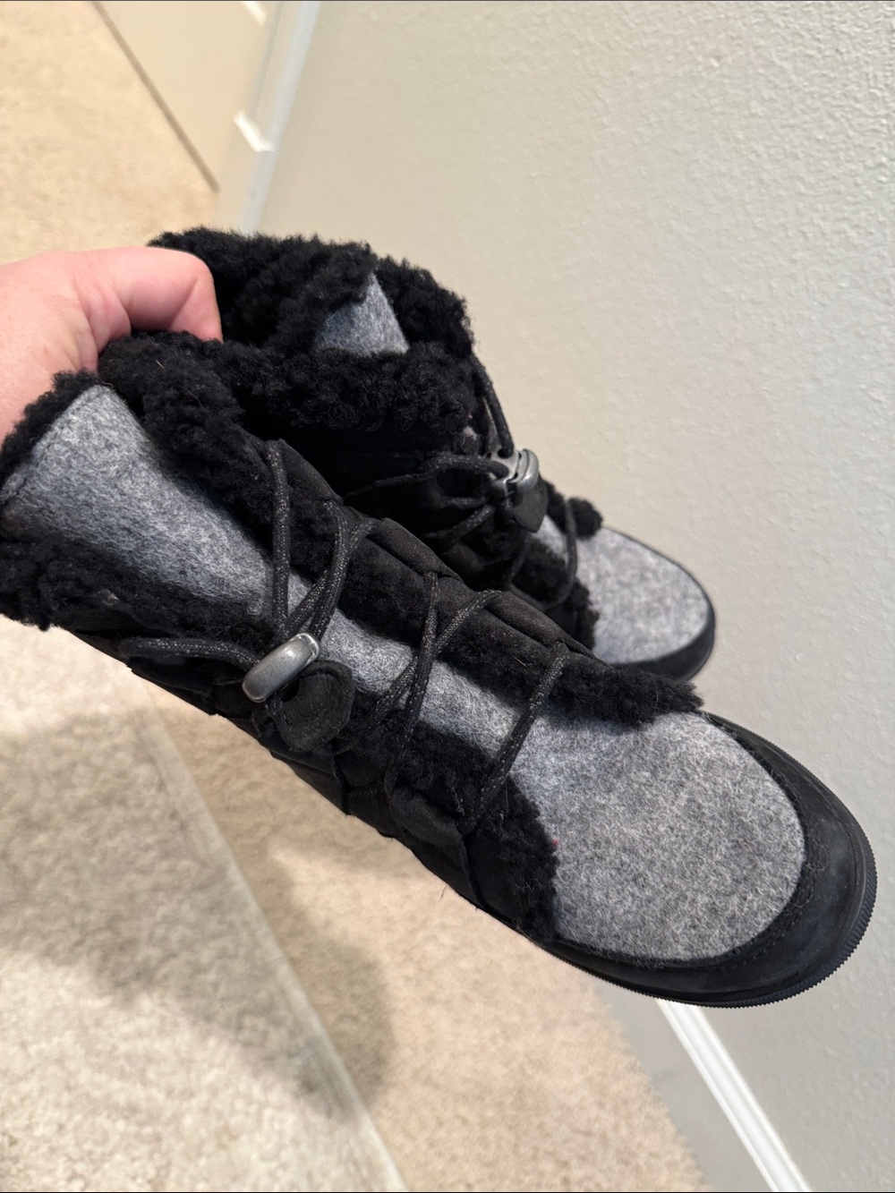 Sorel Joan of Arctic Wedge II Suede Lace Up Booties Size 6.5 - Picture 9 of 12